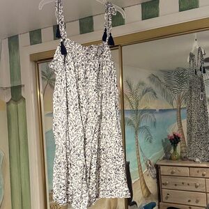 NWT Old Navy White and Black Floral Mini Dress
